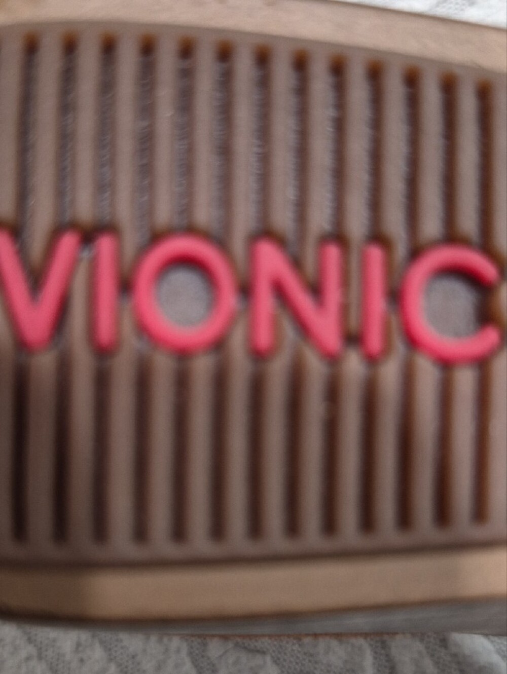 Vionic Beaded Thong Sandals Orthotic White Brown Size 8 - Picture 8 of 8